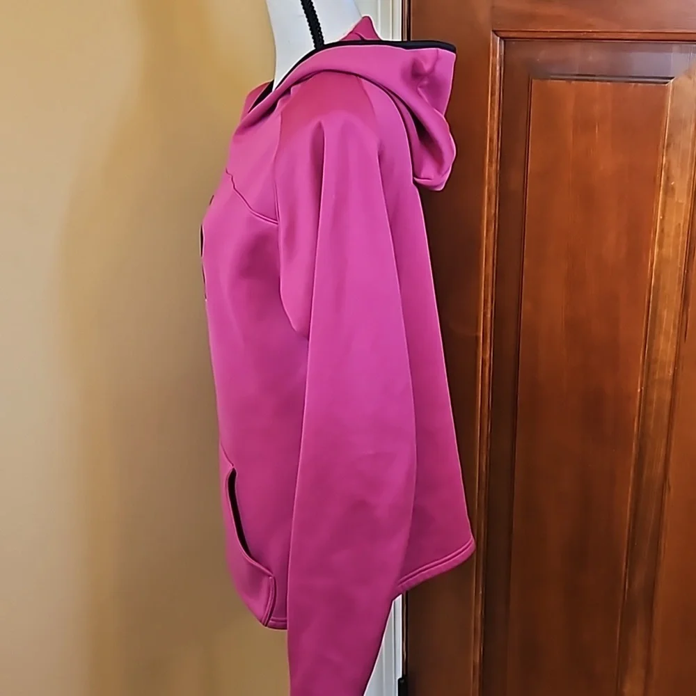 UNDER ARMOUR HOODIE SWEATSHIRT PURPLE BLACK MEDIUM ATHLETIC UA - Picture 7 of 12